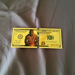 Michael Jordan hundred dollar bill